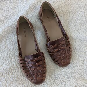 Nisolo Huraches Brandy size 10